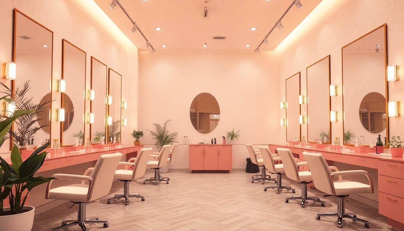 Equipo de Salon de Belleza trabajando en su ciudad